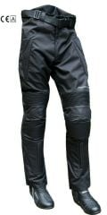 Pantaloni Moto in Tessuto Impermeabile Ventilato