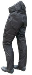Pantaloni Moto in Tessuto Impermeabile Ventilato