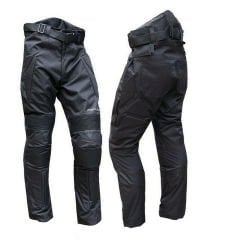 Pantaloni Moto in Tessuto Impermeabile Ventilato