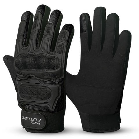 Guanti Moto in Tessuto Spartan Gloves | Giallo-Nero