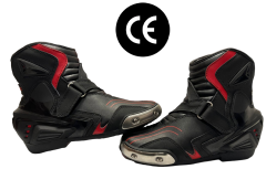 Scarpa Scarpetta Stivaletto Calzature Moto Scooter Città Sportive Pelle CE