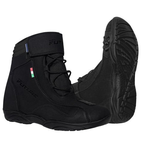 Stivali Moto ProFuture | Scarpe Corte in Pelle Unisex | Protezione per Tutte le Stagioni