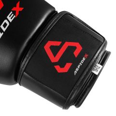ASPIDEX Guantoni da Boxe Muay Thai - Nero | Rosso