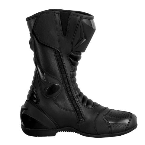 Stivali Moto Uomo in Pelle, Impermeabili Aspidex
