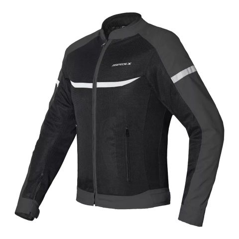 ASPIDEX Giubbotti Estivi Da Moto da Uomo Mesh Protettivi e Traspiranti Da Corsa