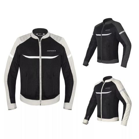 ASPIDEX Giubbotti Estivi Da Moto da Uomo Mesh Protettivi e Traspiranti Da Corsa