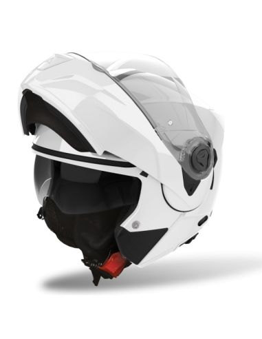 Airoh Specktre Casco Moto Modulare Flip Up Bianco Opaco