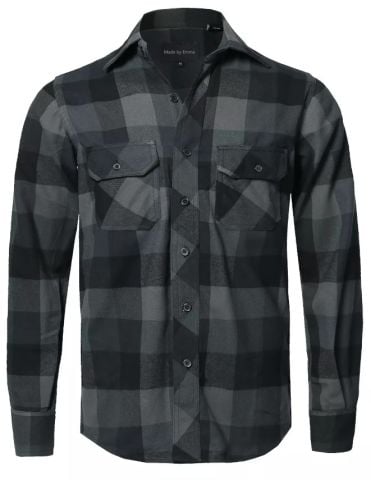 Aspidex Camicia Da Moto Con Kevlar Da Uomo | Nero