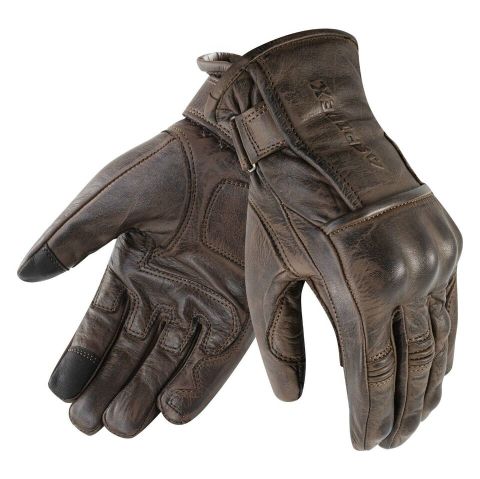 Guanti Moto Invernali  In Pelle Lost Frontier Wax Marrone