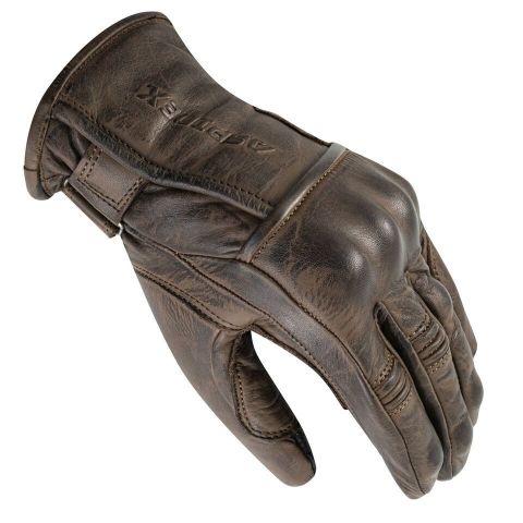 Guanti Moto Invernali  In Pelle Lost Frontier Wax Marrone