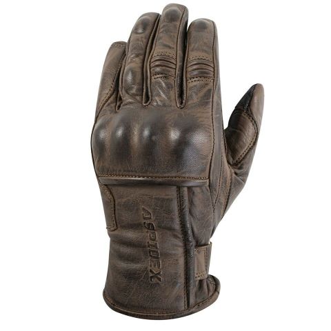 Guanti Moto Invernali  In Pelle Lost Frontier Wax Marrone
