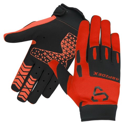 Guanti da moto invernali 503 Cross Guanti Aspidex | Rosso