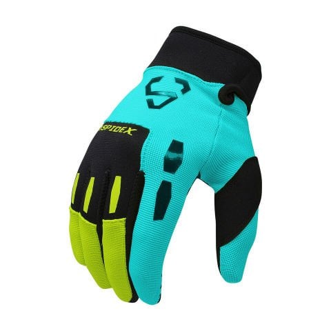Guanti da moto invernali 503 Cross Guanti Aspidex  | Blu - Nero e Flouro