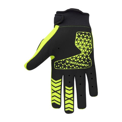 Guanti da moto invernali 503 Cross Guanti Aspidex | Giallo Fluo