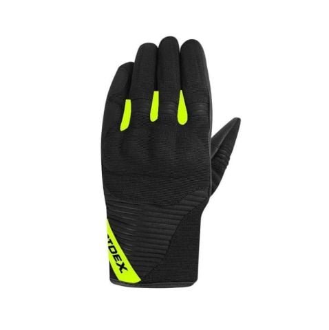 Guanti Moto Estivi ASPIDEX 247 - Tessuto Pelle Certificato- Giallo Opaco