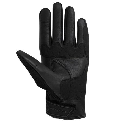 Guanti Moto Estivi ASPIDEX 247 - Tessuto Pelle Certificato- Giallo Opaco