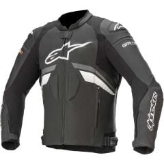 Alpinestars GP PLUS RV3 Giacca Da Moto in Pelle Sportiva Traforata Estiva | UOMO - Nero