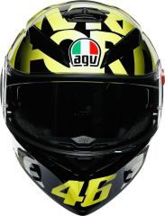 Casco integrale Da moto Agv K3 Valentino rossi vr46 Touring Visiera parasole CE(Tribe 46 SV)