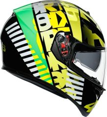 Casco integrale Da moto Agv K3 Valentino rossi vr46 Touring Visiera parasole CE(Tribe 46 SV)