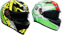 Casco integrale Da moto Agv K3 Valentino rossi vr46 Touring Visiera parasole CE(Tribe 46 SV)