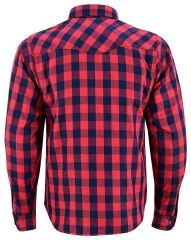 Aspidex Camicia Da Moto Con Kevlar Da Uomo | Rosso
