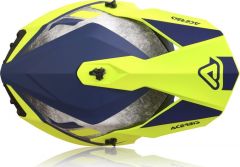 Casco Da Moto Cross Acerbis Linear | Giallo  - Blu
