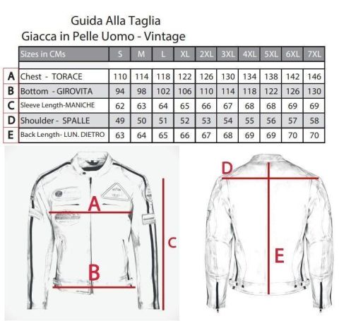 Giacca da moto in pelle vintage | Protezioni CE-UOMO-GIALLO-SENZA STRATO
