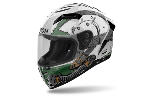 Casco Moto Integrale Airoh CONNOR ALLIGATOR | Lucido