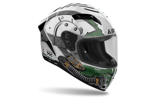 Casco Moto Integrale Airoh CONNOR ALLIGATOR | Lucido