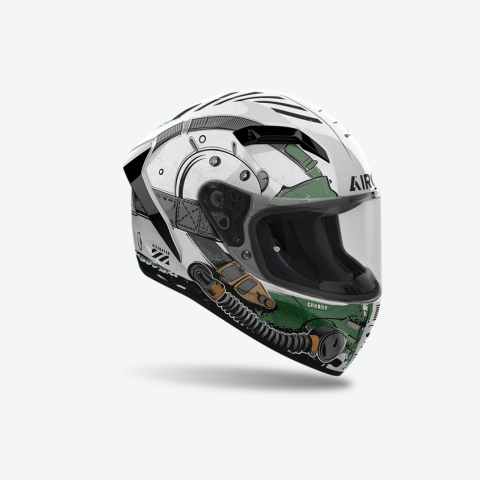 Casco Moto Integrale Airoh CONNOR ALLIGATOR | Lucido