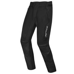 Pantaloni Moto Estivi Impermeabile Imbottitura Termica Estraibile Traspirante | Nero
