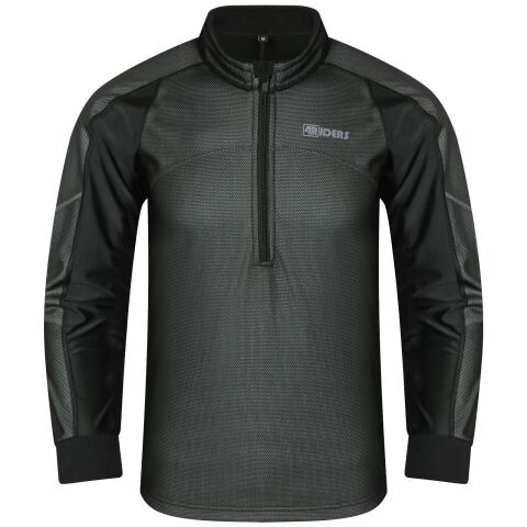 4RIDERS Sottotuta Moto Nero Leggero Durevole Alte prestazioni Donna 2-Pezzi