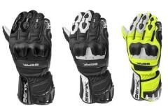 Guanti Moto Estivi In Pelle Berik G-195109-BK | Giallo