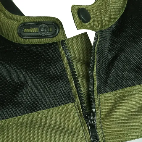 ASPIDEX Giacca da Moto Uomo Da Corsa Sfoderabile Termica Impermeabile Gliet | Nero-Verde-Rosso