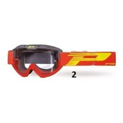 Occhiale Maschera Cross Enduro Pro Grip Multistrato - 3450 | Arancione