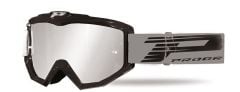 MASCHERA PROGRIP OCCHIALI MOTO CROSS ENDURO Lente a Specchio | Nero