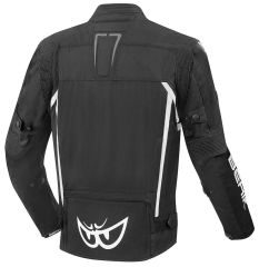 Giubotto Moto Estivo Traforato Uomo TESSUTO TECNICO Berik  LJ-9063 | Nero