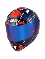 CASCHO DA MOTO INTEGRALI GIVI 50.6 BLUE RED