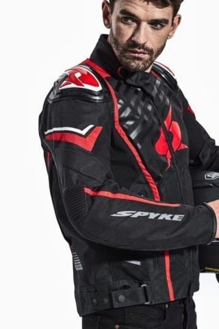 Giaccha Da Moto Uomo In Tessuto Spyke Aragon Gt Dry Tecno 3 Strati | Rossa