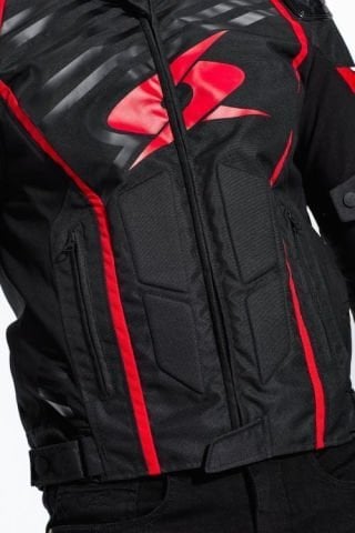 Giaccha Da Moto Uomo In Tessuto Spyke Aragon Gt Dry Tecno 3 Strati | Rossa
