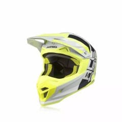 Casco Da Moto Cross ACERBIS PROFILE 4 | Giallo Bianco