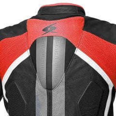 Giubotto Moto Uomo Racing In Pelle Spyke Estoril Evo | Nero Rossa Fluo