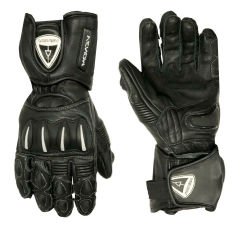 GUANTI DA PISTA RACING PER MOTO IN PELLE CON PROTEZIONI VENOM
