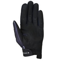 Guanti Moto Rebox Traspiranti - Design Accattivante, Chiusura a Strappo-Nero-Bianco